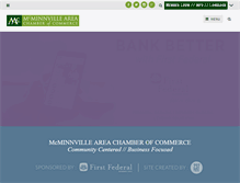 Tablet Screenshot of mcminnville.org